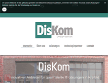 Tablet Screenshot of diskom.com